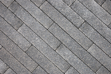 gray decorative pavement tiles close-up