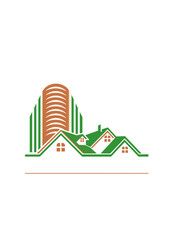Green house logo for property