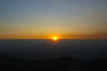 Fototapeta na wymiar Chilean sunset