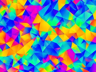 Abstract geometric patterns in vibrant colors