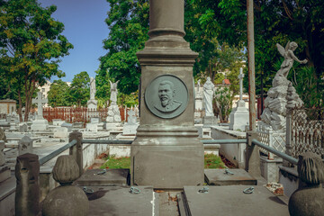 The Christopher Columbus cemetery in the city of Havana in Cuba