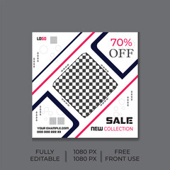 Fashion Sale Banner, Corporate Flyer, Social Media Sale Banner Design