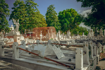 The Christopher Columbus cemetery in the city of Havana in Cuba