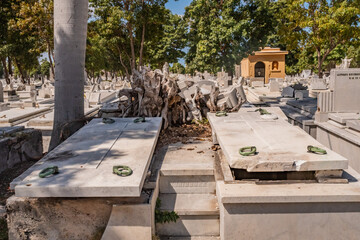 The Christopher Columbus cemetery in the city of Havana in Cuba