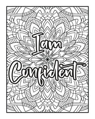 Obraz premium An Inspirational word Coloring page for Positive Thinking and Self-Motivation. Coloring page, Inspirational words, Positive thinking, Self-motivation, Mindfulness, Creativity, Personal, growth, Mental