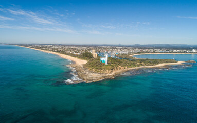 Aerial view of the Sunshine Coast