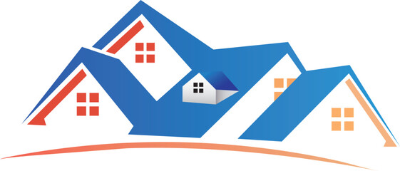 logo for real estate or property builders