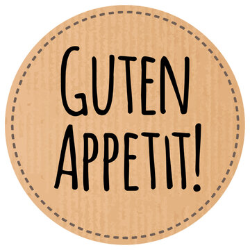 Button Guten Appetit  recyclingpapier zerkratzt