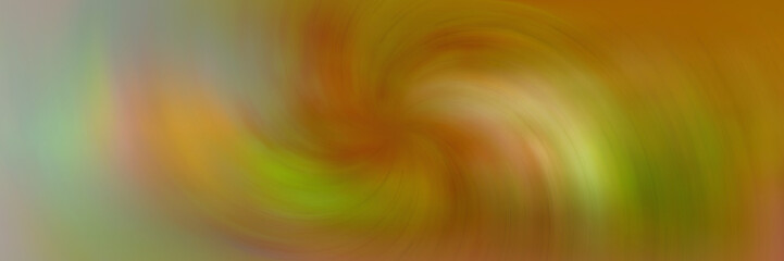 Lens flare effect sunset old yellow orange green fall colorful vortex or whirl effect and lens, spiral circle wave with abstract swirl, chaotic in soft wave motion art panoramic banner
