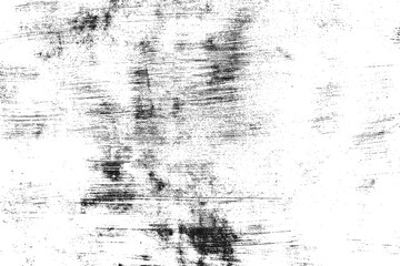 Overlay white background. Grunge distressed dust particle white and black