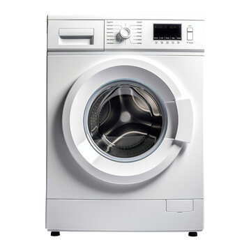 washing machine isolated, image created with ia