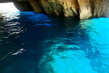 The Blue Grotto sea cavern