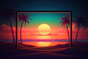 Painted Beach Sunset Views