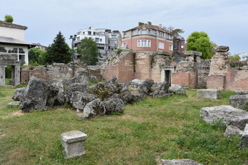 Bulgaria, Varna, Roman Baths, Archaeological site with ancient, built at the end of the 2nd century...