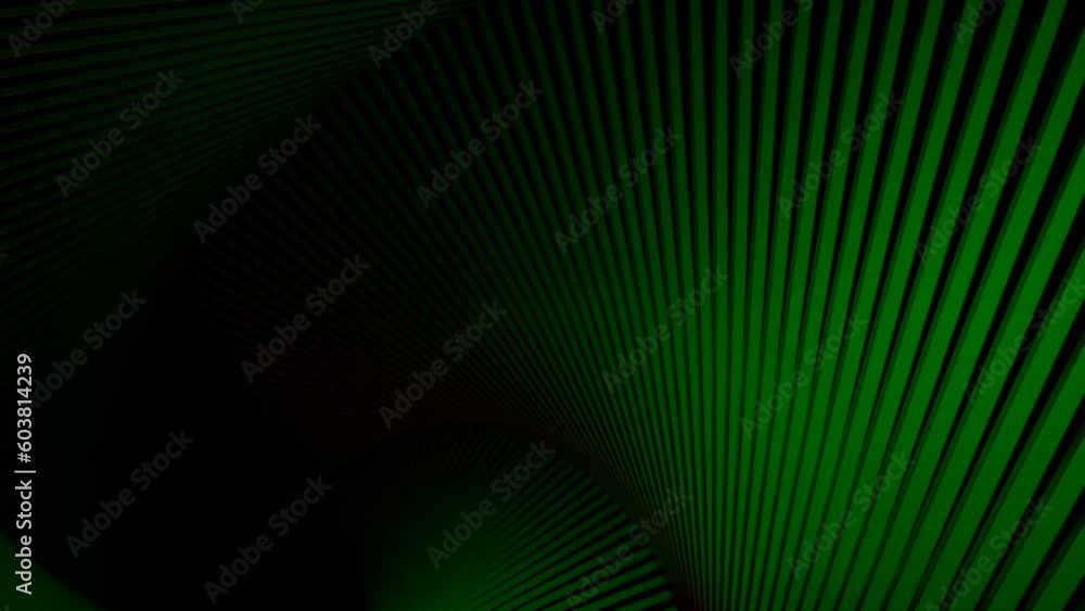 Poster rotating 3d background with swirling striped spiral. design. dark background with rotating stripes i