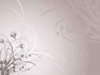 Abstract floral design