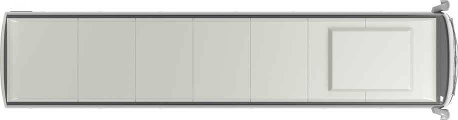 Top view of public bus © Matheus