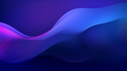 Abstract Dark Blue and Purple Web Banner, Gradient Background with a Grainy Texture Effect, generative AI