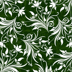 Floral pattern, vector illustration