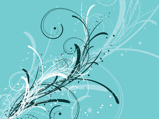 Decorative winter abstract background