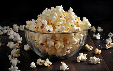 popcorn created with Generative AI technology