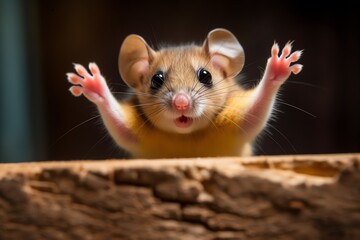 hamster, hands up