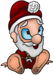 Santa Claus 01 - Highly detailed and coloured cartoon vector illustration