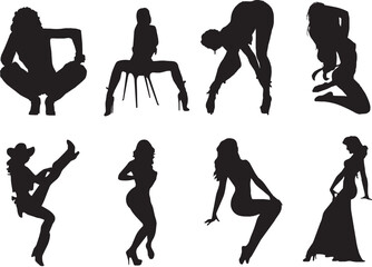 Sexy Silouettes - Vector Format