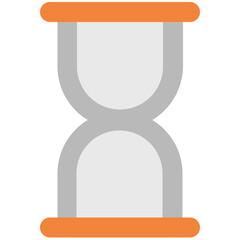 Hourglass Bold Vector Icon

