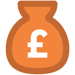 Obraz premium Sack Bold Vector Icon