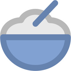 Fototapeta premium Barbecue Bold Vector Icon 