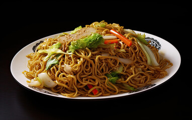 yakisoba created with Generative AI technology