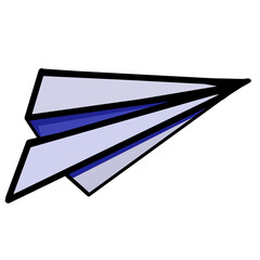 plane isolated on white