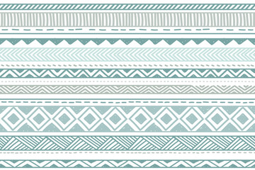 Ethnic vector seamless pattern. Tribal geometric background, boho motif, maya, aztec ornament illustration. rug textile print texture