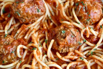 Spaghetti and meatballs 