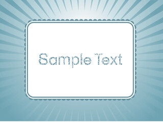 Sea green book plates for sample text theme, vector illustration