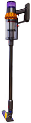 Modern stick vacuum cleaner. Isolated over white background