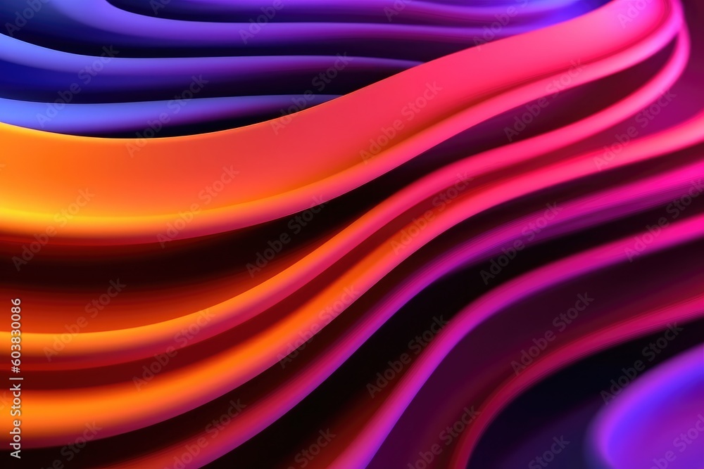 Poster 3d abstract colorful high technology background. generative ai