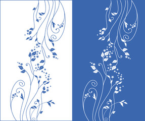 Vector floral ornament. Ideally for use in your design - obrazy, fototapety, plakaty