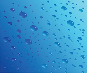Water Drops vector artistic background