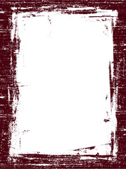 Dark Red Grunged Border -  Highly Detailed vector grunge graphic.