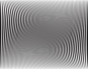 Editable vector illustration of a black stripe pattern