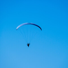 paraglider in the sky