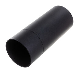 round recessed ceiling spotlight on a white background