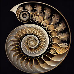Fractal Fibonacci mandala