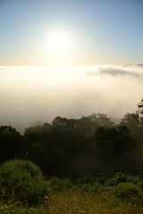 sunrise in the mountains