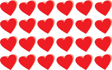 lots of red hearts