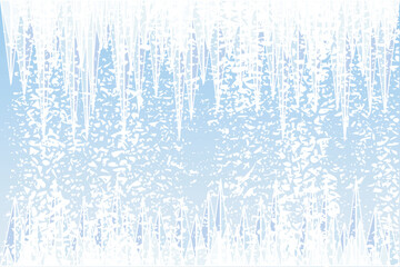 Abstract vector illustration of ice and snow