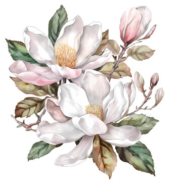 Watercolor Magnolia Bouquet

Hi

I get the ideas for my claiparts from nature. When I have developed the basic idea, an AI helps me. The processing of the images is done by me with a graphics program.