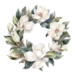 Watercolor Magnolia Wreath

Hi

I get the ideas for my claiparts from nature. When I have developed the basic idea, an AI helps me. The processing of the images is done by me with a graphics program.